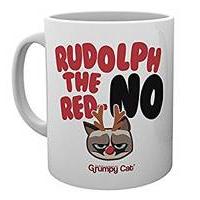 gb eye grumpy cat rudolph the red christmas mug various