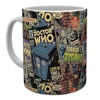 gb eye doctor who comic books mug various