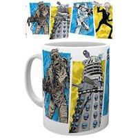 Gb Eye Doctor Who Panels Mug, Wood, Various