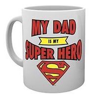 Gb Eye Dc Comics Superman Dad Superhero Mug, Wood, Multi-colour
