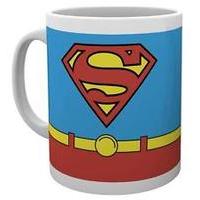 gb eye dc comics superman costume mug wood multi colour