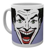 gb eye dc comics joker face mug wood multi colour