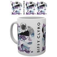 gb eye biffy clyro lips mug wood multi colour