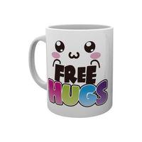 gb eye anime free hugs mug multi colour