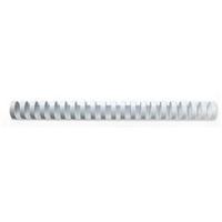 GBC CombBind Binding Combs Plastic 21 Ring 145 Sheets A4 16mm (White) - 1 x Pack of 100 Binding Combs