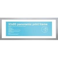GB Eye Panoramic Art Print Frame, 33 x 95cm, Silver