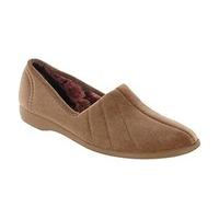 gbs audrey ladies slipper womens slippers beige 9