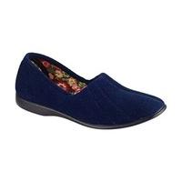 GBS Audrey Ladies Slipper Womens Slippers Navy 6