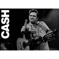 gb eye johnny cash san quentin finger giant poster multi colour