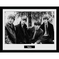 gb eye the beatles pose framed photograph 16x12 inches