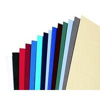 GBC Report Covers Front PVC A4 Clear and Back A4 Leathergrain White Ref CR140070 [Pack of 25x2]