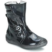 gbb liviana girlss childrens high boots in black