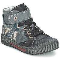 GBB LEO boys\'s Children\'s Shoes (High-top Trainers) in grey