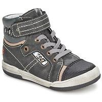 GBB HERMINIG boys\'s Children\'s Shoes (High-top Trainers) in grey