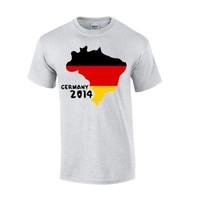 germany 2014 country flag t shirt grey