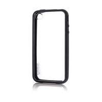 Gear4 IceBox Edge Protection Clip-On Case Cover for iPhone 4/4S - Clear/Black