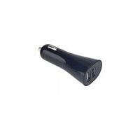 Genuine Dual 5V 3.1A USB Car Charger - Black