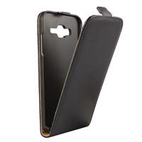 Genuine Leather Vertical Flip Magnetic Button Case for Samsung Galaxy J5