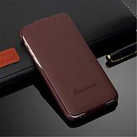 genuine leather litchi pattern up and down flip full body phone protec ...