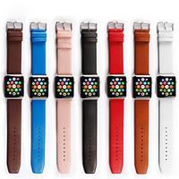 genuine leather strap wristband with free adapters for apple watch spo ...