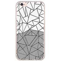 Geometric Pattern TPU Ultra-thin Translucent Soft Back Cover for Apple iPhone 6s Plus/6 Plus/ 6s/6/ SE/5s/5