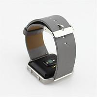 Genuine Leather Strap Wrist Watch Band Bracelet Clips For Fitbit Blaze Tracker