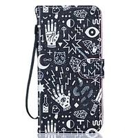 Geometric Pattern Case Cover with Card Slots with Stand PU Leather Wallet for Iphone7 7Plus