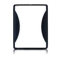Gear4 IceBox Edge Protective Case Hard Plastic for Apple iPad 2 Black Transparent