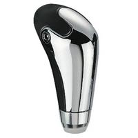 Gearknob M1 Chrome/Black Leather