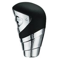 Gearknob M4 Black Leather/Chrome