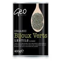 Geo Organics Cans - Green Lentils 400g