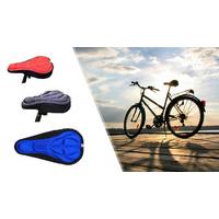 gel padded bike seat cover 3 colours