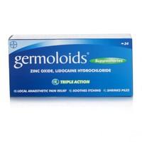 Germoloids Dual Action Suppositories Large