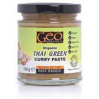 geo organics organic thai green curry paste 180g x 6