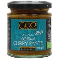 Geo Organics Organic Korma Curry Paste (180g x 6)