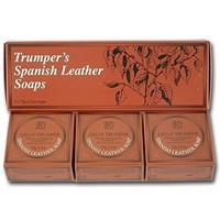 geo f trumper spanish leather hand soap 3 x 75 g