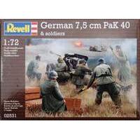 german pak 40 with soldiers 172 scale