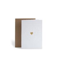 Geometric Heart Blank Card