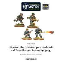German Heer Pioneer Panzerschrek Flame Miniatures