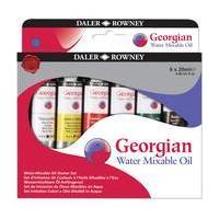 Georgian Water Mixable Starter Oil Paints 6 Pack