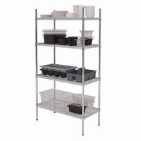 Genware 4 Tier Racking Unit 24 Inch Deep 5ft