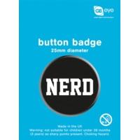 geeks and nerds nerd button badge