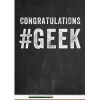 #Geek | Congratulations Card