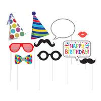 General Birthday Photo Booth Set