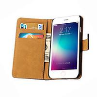 Genuine Leather Wallet Case with Card Holders for iPhone 6s 6 Plus