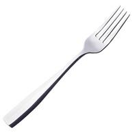 Genware Square Cutlery 18/0 Dessert Forks (Pack of 12)