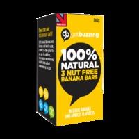 Getbuzzing 100% Natural Banana Bar 3 x 62g - 3 x 62 g