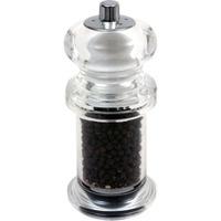 Genware Dual Pepper Grinder & Salt Shaker Acrylic 14cm (Case of 12)