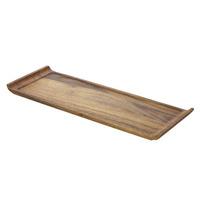 Genware Acacia Wood Serving Platter 46cm x 17.5cm (Single)
