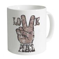 General Tee Love and Peace Mug